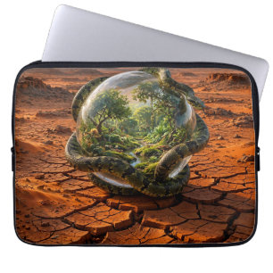 Slang & de Bol van Eden Surrealistische Droomwerel Laptop Sleeve