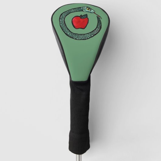 Slang en Appel Golfheadcover (Voorkant)