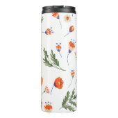 Slang en bloemenfee print thermosbeker (Achterkant)