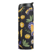 Slang en bloemenfee print thermosbeker (Gedraaid links)