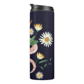 Slang en bloemenfee print thermosbeker (Geroteerd rechts)