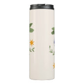 Slang en bloemenfee print thermosbeker (Achterkant)