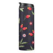 Slang en bloemenfee print thermosbeker (Geroteerd rechts)