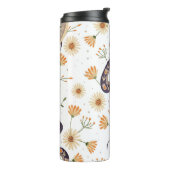 Slang en bloemenfee print thermosbeker (Gedraaid links)