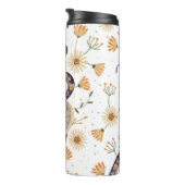 Slang en bloemenfee print thermosbeker (Geroteerd rechts)