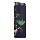 Slang en bloemenfee print thermosbeker (Geroteerd rechts)