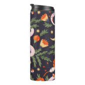 Slang en bloemenfee print thermosbeker (Geroteerd rechts)