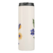 Slang en bloemenfee print thermosbeker (Achterkant)