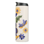 Slang en bloemenfee print thermosbeker (Geroteerd rechts)