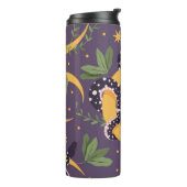 Slang en bloemenfee print thermosbeker (Gedraaid links)