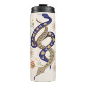 Slang en bloemenfee print thermosbeker (Voorkant)