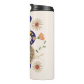 Slang en bloemenfee print thermosbeker (Geroteerd rechts)