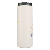 Slang en bloemenfee print thermosbeker (Achterkant)