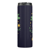 Slang en bloemenfee print thermosbeker (Achterkant)