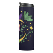 Slang en bloemenfee print thermosbeker (Geroteerd rechts)