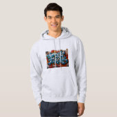 slang en coole graffiti hoodie (Voorkant volledig)