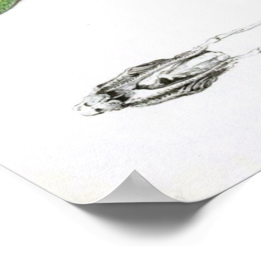 slang-groen-Afrikaans Poster (Hoek)