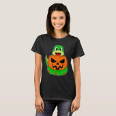 Slang Halloween Pompoen T-shirt (Voorkant volledig)