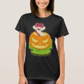 Slang Halloween Pompoen T-shirt (Voorkant)