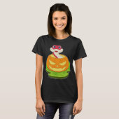 Slang Halloween Pompoen T-shirt (Voorkant volledig)