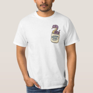 Slang in een blik Retro T-shirt Grappige grap Ca