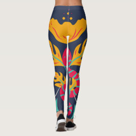 Slang in het bos leggings