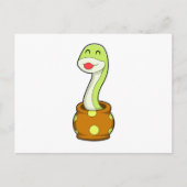 Slang in Pot Briefkaart (Voorkant)