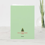 Slang Kerstkaart Feestdagen Kaart (Achterkant)