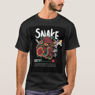 slang & knuffel huisdier kat ontwerp t-shirt