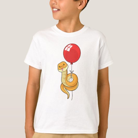 Slang met ballon t-shirt (Voorkant)