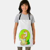 slang met glas lemonsap schort (Insitu)