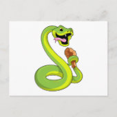 Slang met Kip Briefkaart (Voorkant)