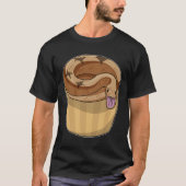 Slang met muffin t-shirt (Voorkant)