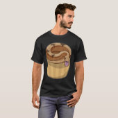 Slang met muffin t-shirt (Voorkant volledig)
