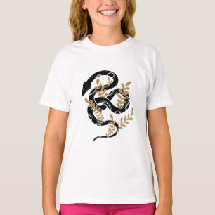 Slang met planten t-shirt