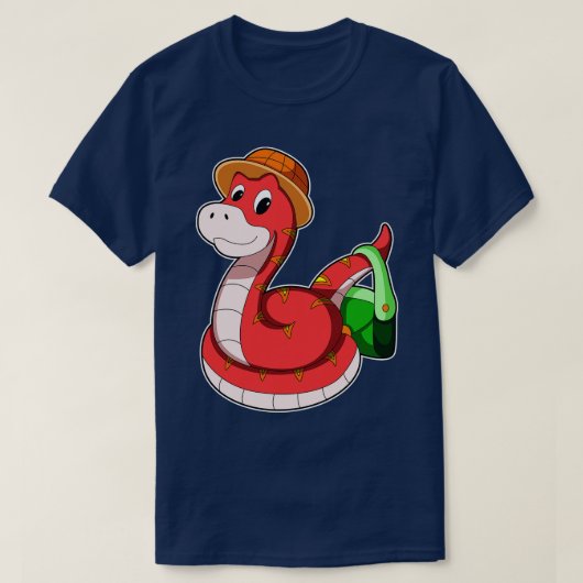 Slang met Purse Pet T-shirt (Design voorkant)