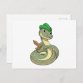 Slang met Zwaard Briefkaart (Voorkant / Achterkant)