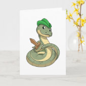 Slang met Zwaard Kaart (Gele Bloem)