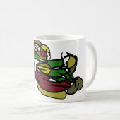 Slang mooi koffiemok (Voorkant rechts)