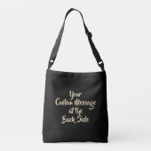 Slang op Kruis Crossbody Tas (Achterkant)