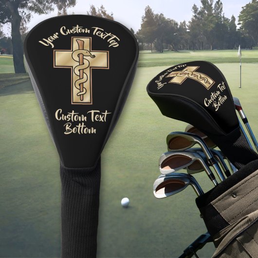 Slang op Kruis Golfheadcover