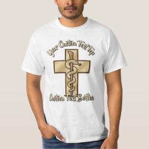 Slang op Kruis T-shirt