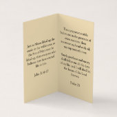 Slang op Kruis Visitekaartje (Binnen)
