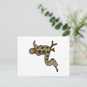 Slang op tak briefkaart (Staand voorkant)