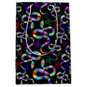 Slang Psychedelic Rainbow Kleuren Medium Cadeauzakje (Voorkant)