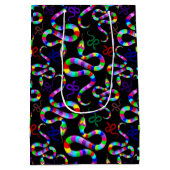 Slang Psychedelic Rainbow Kleuren Medium Cadeauzakje (Achterkant)