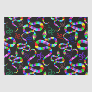 Slang Psychedelic Rainbow Kleuren Tissuepapier
