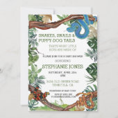 Slang Reptiel Baby Shower Kaart (Voorkant)