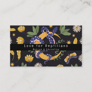 Slang Reptielen Redding Bloemen Visitekaartje