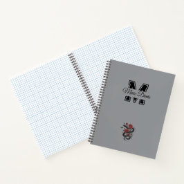 Slang & Roos - Gotische Bloemen Slang Design Notitieboek